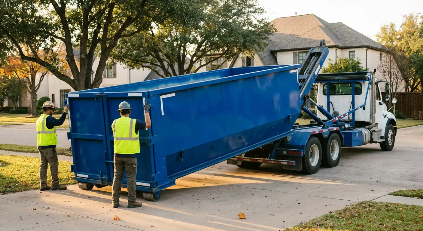 Roll-off dumpster rental service in San Mateo