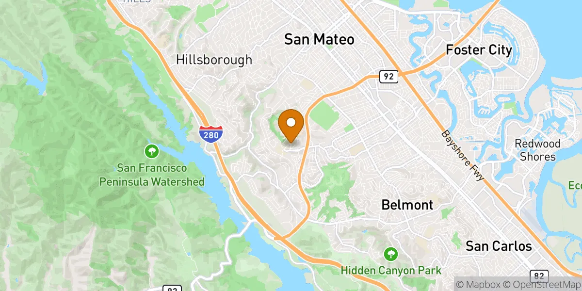 neighborhood map in San Mateo, CA