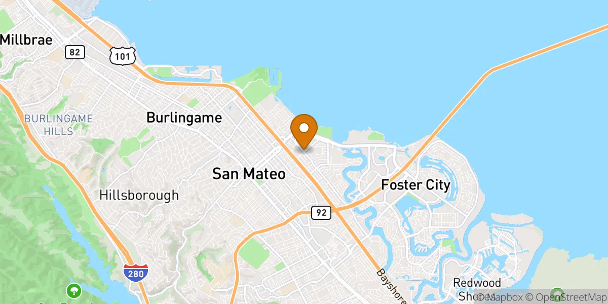  neighborhood map in San Mateo, CA